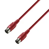 Adam hall k3midi0150red - midi-кабель, 1.5 м, красный