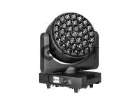 LightCraft 37x40W OSRAM B-EYE светодиодная вращающаяся голова, 37 диодов OSRAM по 40 Вт LED RGBW. Вращение Pan: 540° / Tilt: 250°. Синтез RGBW (+ режим CMY). Линейный СТО. PixelControl.  Статичные и динамические макросы. Угол раскрытия луча: 7°- 50°. Лине