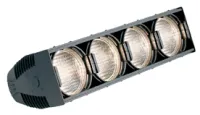 ETC 4-Cell w/ 4 bare-end input/output leads CE Прожекторы 4-х секционные MultiPAR в софитном исполнении, 575/750 Вт, без ламп, без креплений.