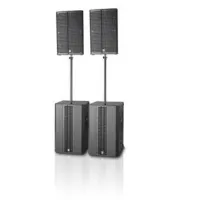 HK AUDIO L5 Power Pack Звукоусилительный комплект. Состоит из двух широкополосных систем L5 112 XA, двух низкочастотных систем L SUB 2000 A, двух направляющих кронштейнов и комплекта 4 защитных чехлов.