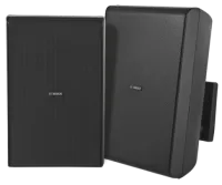 Bosch LB20-PC90-8D - Акустическая система премиум-класса, настенная, 8"+1", 8 Ом/90 Вт, корпус ABS, метал. решетка, кронштейн, IP54, черного цвета