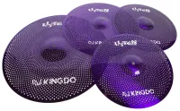 KINGDO LOW VOLUME SET 14"+16"+20" VIOLET - комплект тарелок, специальный сплав, medium, звучание тихое