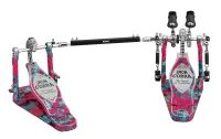 Tama Iron Cobra Hp900rwcms Rolling Glide Twin Pedal, Coral Swirl