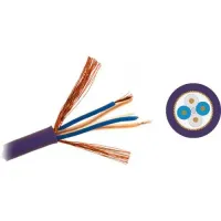 Mogami 2534-07 микрофонный кабель QUAD 6,0 мм. фиолетовый