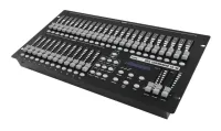 EUROLITE DMX Сommander 24/48  DMX контроллер, 48 каналов, память на 48 программ , 36 сцен могут быть помещены на фейдеры , blackout, звуковая синхронизация, размеры: 19’’ - 6U, 4 kg