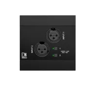 AUDAC NWP220/B Networked audio input panel - 2 x XLR + BT (4 CH) Black version