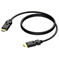 Procab BSV101/2- Кабель HDMI 1.3c, поворотный разъем (вилка-вилка) (AWG 30)