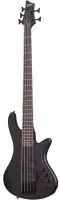SCHECTER STILETTO STEALTH-5 SBK - 5-ти струнная бас-гитара,  24 лада, корпус: липа, гриф: клён, на болтах, накладка: палисандр, звукосниматели: Schecter Diamond SuperRock MM, Schecter Diamond P, регулировки: мастер громкость, бленд, активный двухполосный 