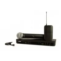 SHURE BLX1288E/CVL K3E 606-630 MHz двухканальная радиосистема с ручным передатчиком PG58 и петличным микрофоном CVL-B/C