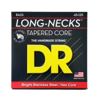 DR TMH5-45 - струны для 5-струнной бас-гитары, Калибр: 45-125, Серия: LONG NECKS™, Обмотка: нержавеющая сталь, Покрытие: нет