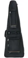 Rockbag rb20618b/ plus  чехол для электрогитары v-shape, серия premium, подкладка 30мм, чёрный