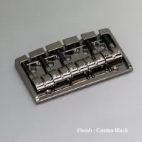 Gotoh 404bo-5-ck  бридж для 5-струнной бас гитары, латунные седла, черный хром