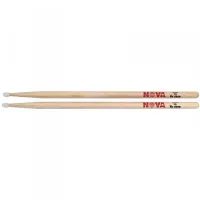 VIC FIRTH N5AN - барабанные палочки, тип 5A с нейлоновым наконечником, материал - орех, длина 16', диаметр 0,565', серия NOVA