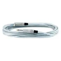 Rockcable rcl30256 d6 silver  инструментальный кабель, джек(прямой)-джек(угловой) 6 метров