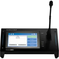 Atlas IED IPCSDTOUCH-G- Настольная микрофонная станция с интерактивным дисплеем 7'' для системы GLOBALCOM