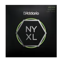 NYXL45105 J.D.Addario комплект струн для 4х струнной бас гитары, 45-105, с покрытием