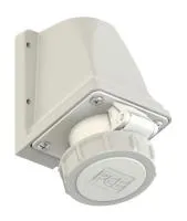 PCE Розетка настенная 32А/24-42V/2P/IP67, никелированные контакты 1922-10v