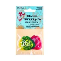 Dunlop rwp01xh rev. willy's mexican lottery 6pack  медиаторы, очень жесткие, 6 шт.