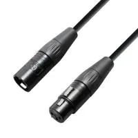 Adam hall k4kmmf1000 - кабель микрофонный ooc xlr (f) - xlr (m), 2 x 0.22 мм2, 10 м, черный