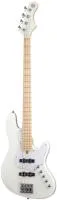 NJS4-WHT Elrick NJS Series Бас-гитара, белая, с чехлом, Cort
