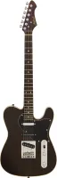ARIA 615-GH - электрогитара Telecaster, 3 звукоснимателя, Струнодержатель: Wilkinson, черного цвета