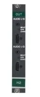 Модуль Kramer Electronics [H2A-OUT2-F34/STANDALONE] c 2 выходами 4К HDMI и эмбедированием/деэмбедированием аналогового стерео аудио на 3,5-мм разъемах; поддержка 4К60 4:4:4