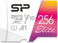Карта памяти Silicon Power Elite microSDXC SP256GBSTXBV1V20SP 256GB A1, UHS-I Class 1 (U1), Class 10