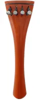 Cello tailpiece Acura Meister Preciso CT-OTR75R - Grade Preciso boxwood round tailpiece with ebony saddle and fine tuners for 4/4 cello