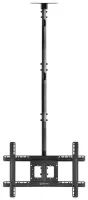 Multibrackets M5491 - Потолочное крепление для 2х ЖК-панелей тип «спина к спине» 55-70", VESA 600x400, -5°+15°, до 60кг, 860-3130мм, сталь, черный