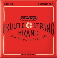 DUNLOP DUQ301 Ukulele Soprano Pro струны для укулеле 22-32-34-24, прозрачный нейлон