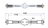 XENPOW HMQ 700  70V/700W лампа  газоразрядная