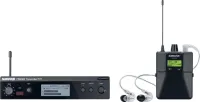 SHURE P3TERA215CL K3E Система персонального мониторинга PSM300, 606-630 МГц, металлический бодипак P3RA, наушники SE215CL