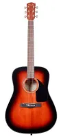 FENDER CD-60 DREADNOUGHT SUNBURST акустическая гитара, цвет санберст
