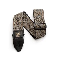 Ernie Ball 4163 жаккардовый ремень с рисунком Gold & Black Paisley