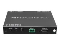 Презентационный коммутатор HDMI IconBIT [HS-2506] 4x1 с функцией мультивьювера, поддержка разрешения 4К60