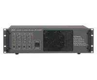 JEDIA JPA-4240DPT 4-х канальный усилитель мощности 4х240 Вт\100В с приоритетным входом, встроенным лимитером, многоступенчатой защитой, индикатором неисправности, блоком контроля линий