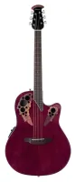 OVATION CE44-RR Celebrity Elite Mid Cutaway Ruby Red электроакустическая гитара (Китай)