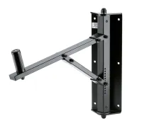 KandM 24120-000-55 поворотное/наклонное настенное крепление для АС весом до 50 кг, для стакана 35-37 мм, чёрное