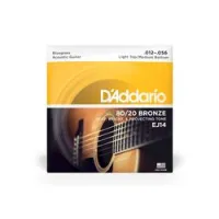 D`addario ej-14  струны для акустической гитары бронза 80/20, light/ medium, 12-56