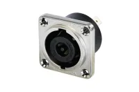 Neutrik nlt8mpxx панельный разъем speakon male 8-контактный, металлический черненый корпус