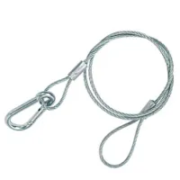ИМЛАЙТ Тросик страховочный 500мм. с карабином, d=4мм, 100кг