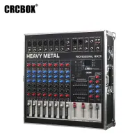CB-280 / Аналоговый активный микшер, 8 каналов, 2 x 700 Вт, USB, процессор эффектов / CRCBOX