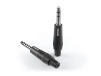 PROCAST cable TRS-6.3/6/M/S - TRS Jack 6,3mm (male) разъем - штекер под пайку на кабель 6мм, STEREO, металлический корпус, цвет черный
