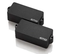 EMG P BK - звукосниматель, Precission, 2 корпуса, керам. магнит