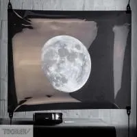 TUCHLER Самоклеящийся проекционный зеркальный ЭКРАН TONKS , Ширина 150см