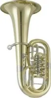 V. f. cerveny cep 434-4a-o  баритон (эуфониум) c/ bb 4x вентильный прямой, 300/15,2мм. , лак золото