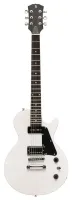 STAGG SEL-HB90 WHB - электрогитара, les paul, 22 лада, корпус: красное дерево, гриф: красное дерево, на болтах, накладка: палисандр, звукосниматели: P90, Humbucker, регулировки: 1х громкость, 1х тон, цвет: белый