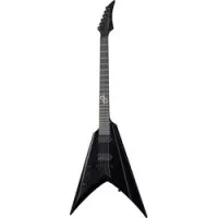 Solar Guitars V2.6C LH  левосторонняя электрогитара с чехлом, форма V, HH, Tune-o-matic, цвет черный