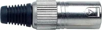 PROEL XLR5MVPRO Разъем "XLR - папа", 5-и пиновый, никелированные контакты.