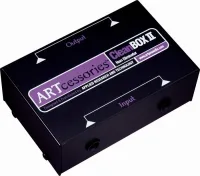 ART CleanBox II - Фильтр сглаживания пульсаций, удаляет "петли" заземления без ухудшения качества сигнала, силовое заземление синтезатора, гитарного усилителя, процессора эффектов, микшера, 2x 1/4" TS входа/выхода
